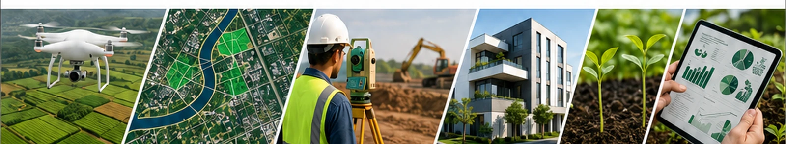 Aperçu des métiers de LarTech : drone, cartographie, topographie, construction et agriculture